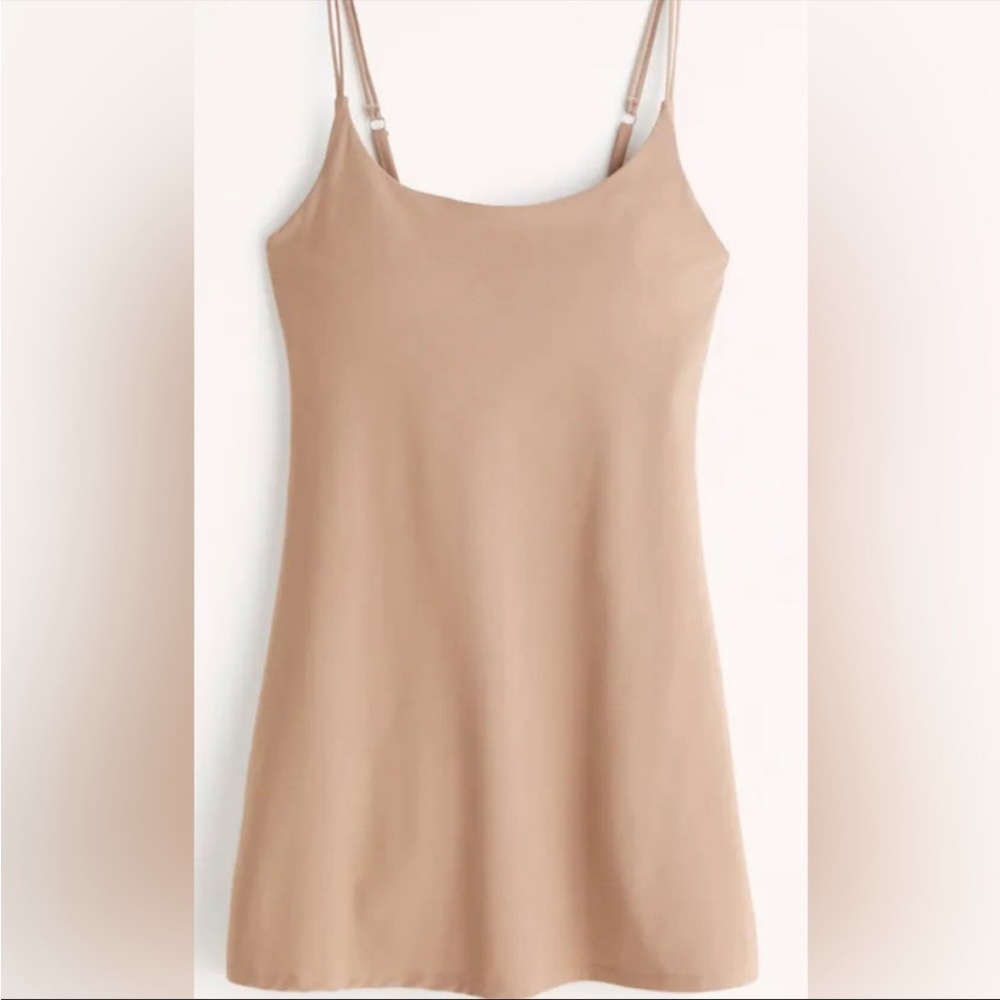 Tan Traveler Mini Dress, Abercrombie & Fitch, L, excellent condition
